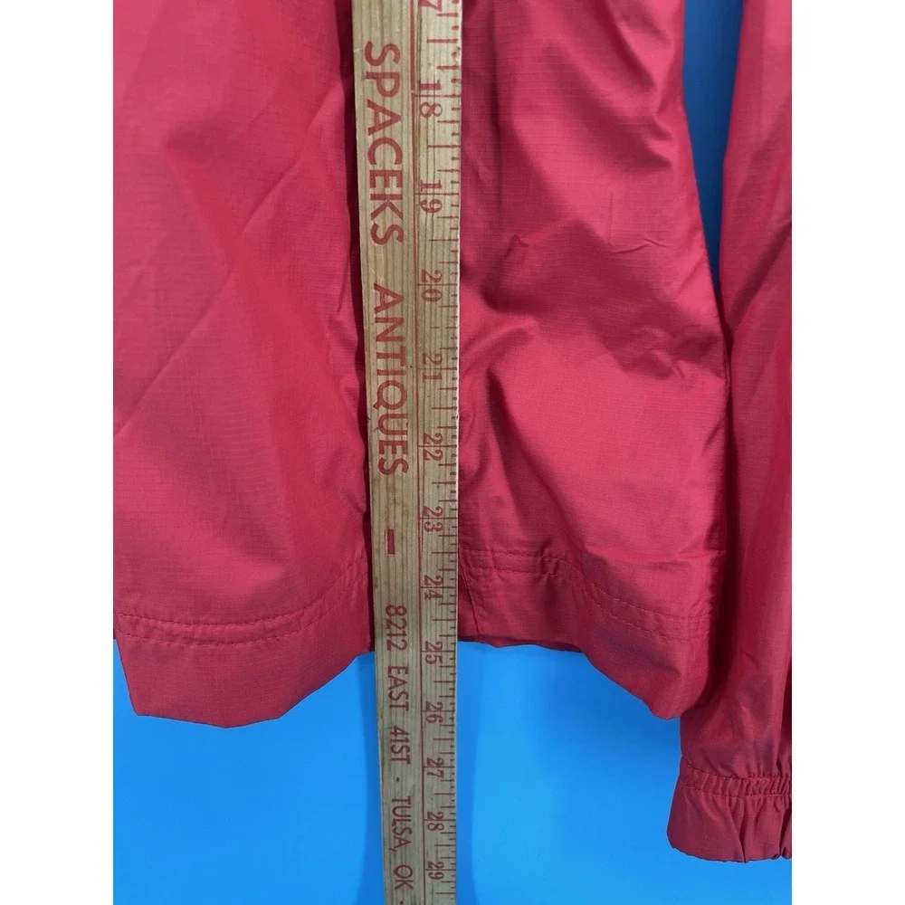 Vintage Nike Team Windbreaker Jacket Men's Large Red White Full Zip Lightweight